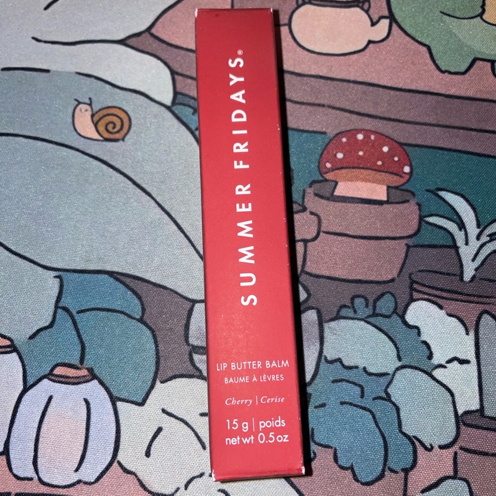 Summer Fridays lip butter balm in cherry